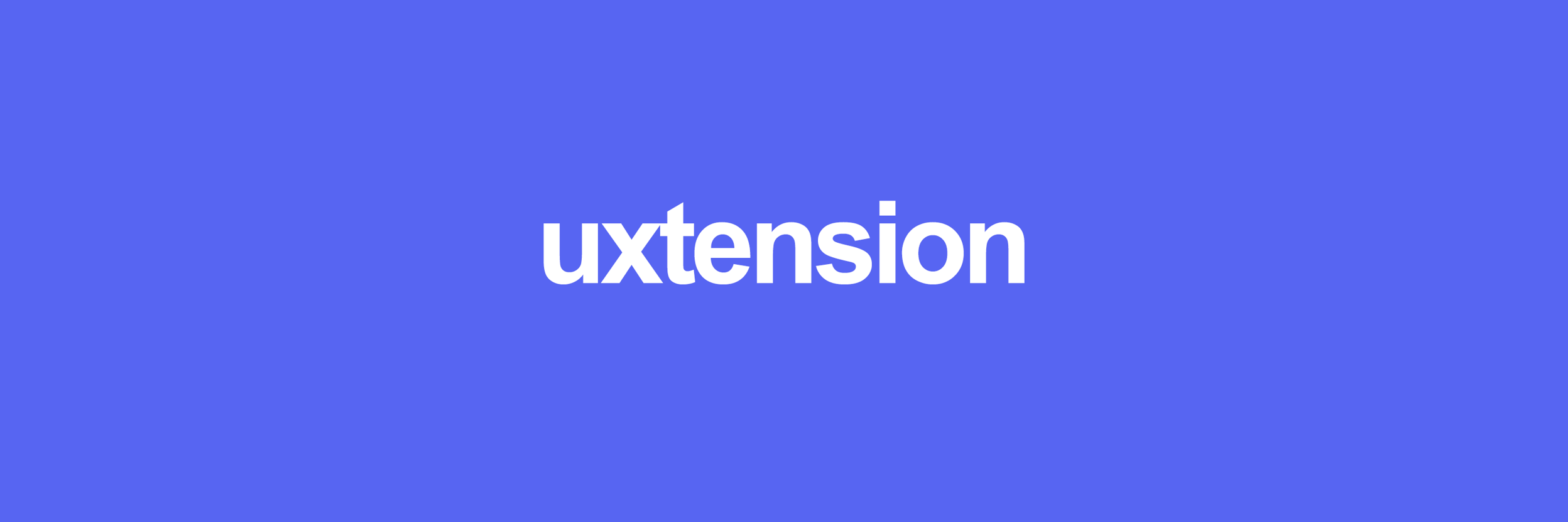 uxtension cover